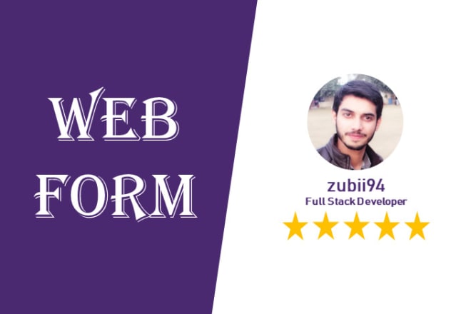 I will build any kind of web form