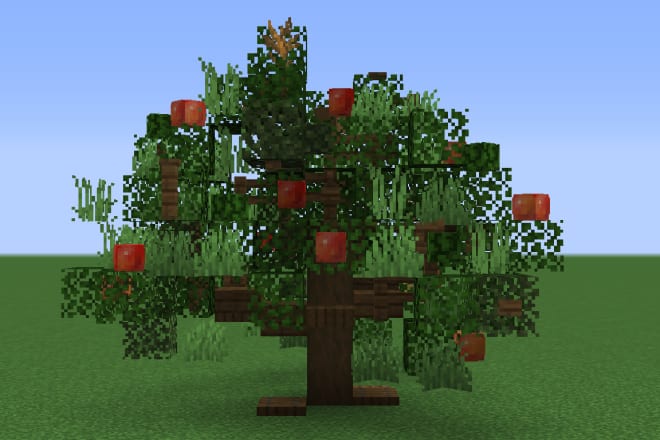 I will build any tree in minecraft for you