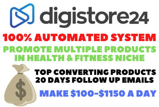 I will build automated digistore24 affiliate system with followup email in health niche