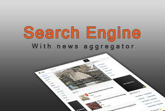 I will build automated search engine with news aggregator