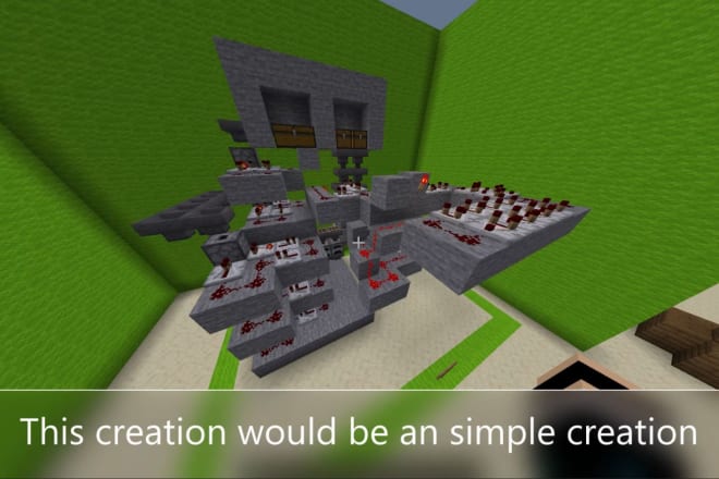 I will build basic and complex minecraft creations