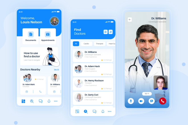I will build best medical doctor appointment booking website and app