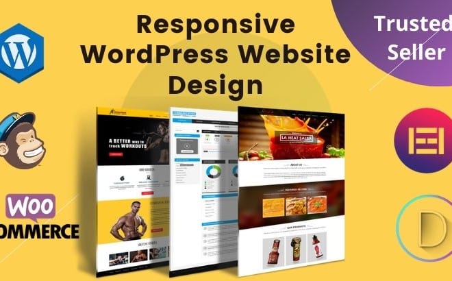 I will build eye catching wordpress website design or landing page