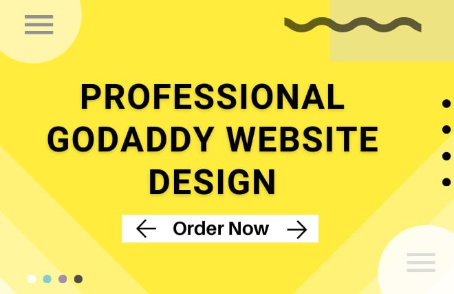 I will build godaddy website and godaddy online store