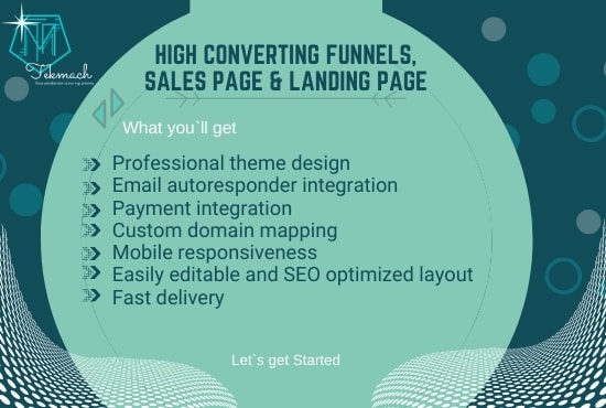 I will build high converting sales funnel and sales page on clickfunnels, drop funnels