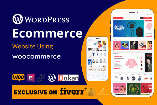 I will build online ecommerce shopping store and woocommerce website with wordpress