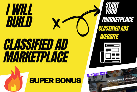 I will build premium classified ads website