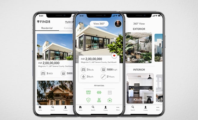 I will build real estate website and apps