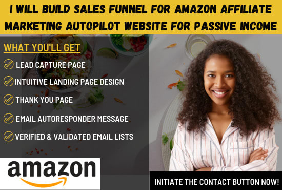 I will build sales funnel for amazon affiliate marketing autopilot website