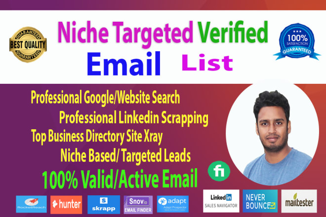 I will build verified email list