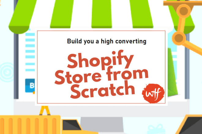 I will build you a high converting shopify store, shopify website