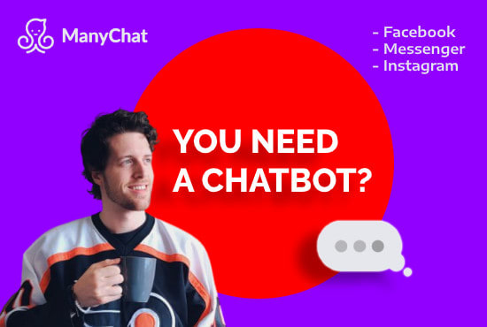 I will build your business facebook messenger chatbot in manychat