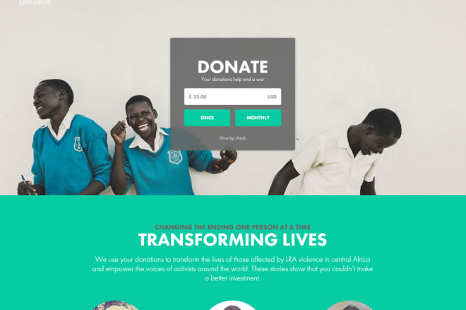 I will build your nonprofit website for donations, charity and ngo