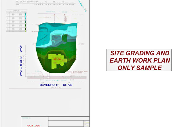 I will calculate quantity earthwork cut fill in civil 3d