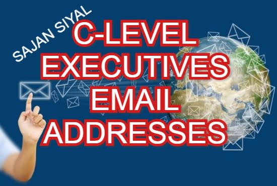 I will ceo and c level executives email addresses and contacts