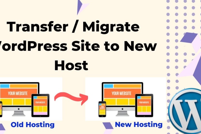 I will clone, migrate, transfer wordpress files and database to new server