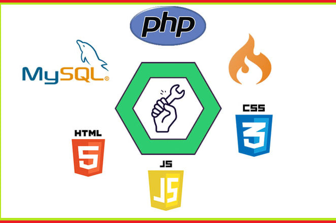 I will code php mysql html for your website