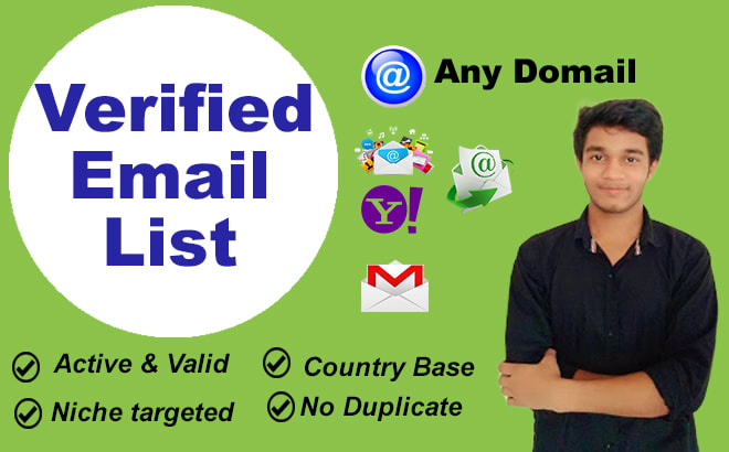 I will collect targeted niche email list for your email marketing