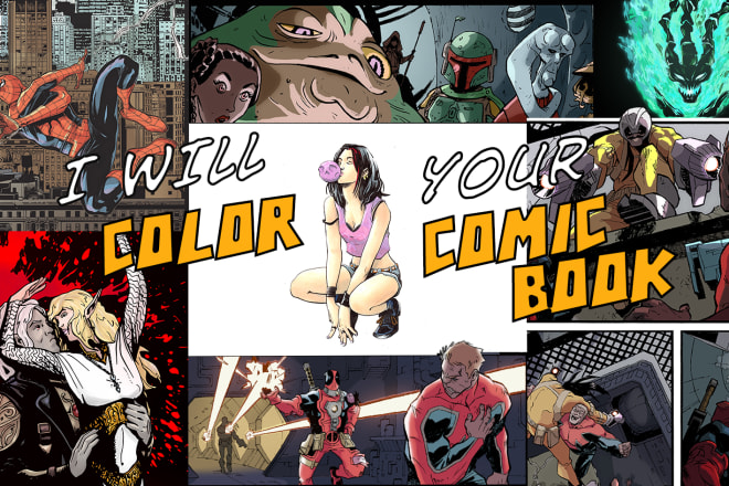 I will color your comic book