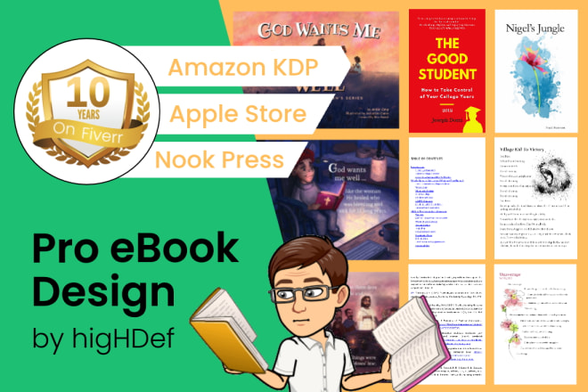 I will convert any document into a professional epub ebook