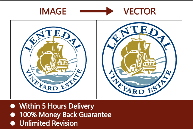 I will convert jpg, png, raster image to vector within 5 hours
