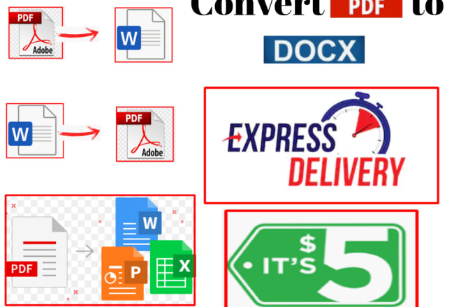 I will convert PDF to word or doc edit PDF with same font