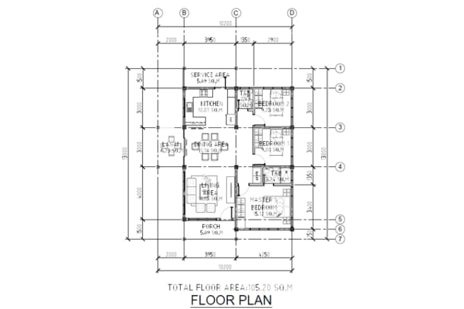 I will convert your hand sketched floor plan or PDF plan into autocad drawing