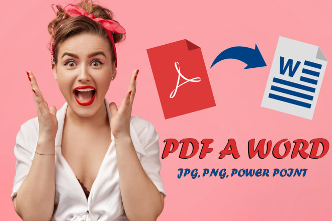 I will convertir archivos a word o pdf