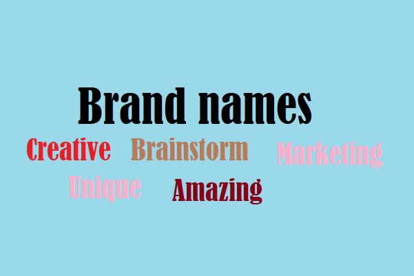 I will create 15 innovative brand names, domain names