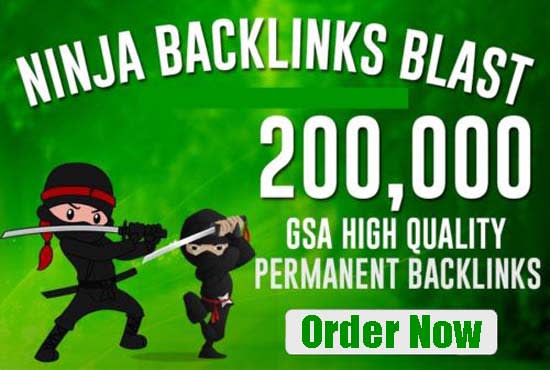 I will create 200,000 SEO backlinks for website ranking