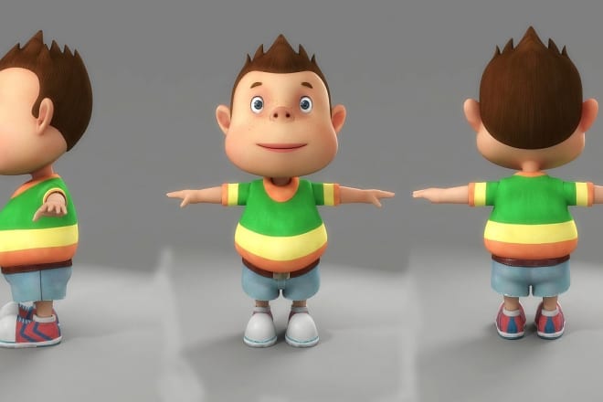 I will create 3d character models for games or animation in 3ds max,maya and blender