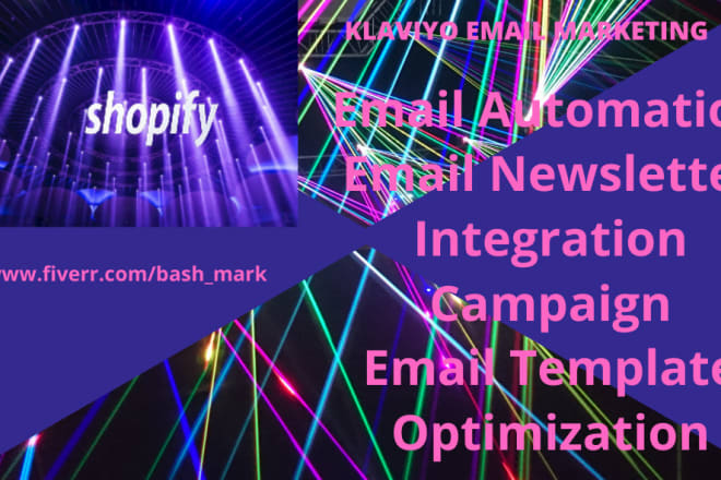 I will create a converting klaviyo email marketing for your shopify and etsy store