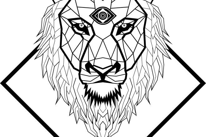 I will create a custom geometrical or animal design for a tattoo in my style