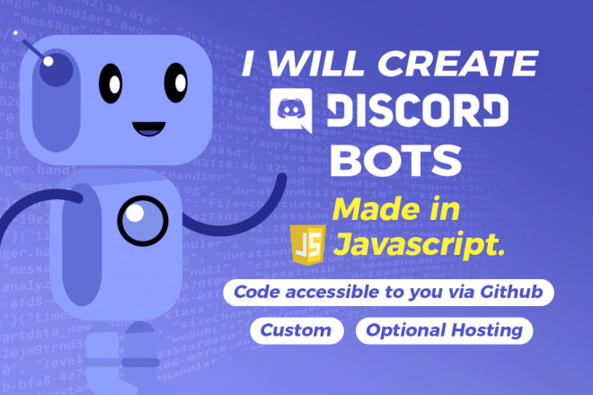 I will create a discord bot