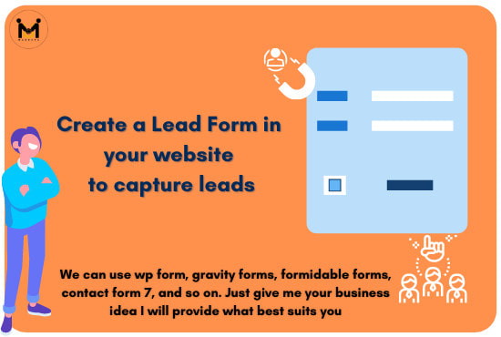 I will create a high converting unique lead form for your wp website