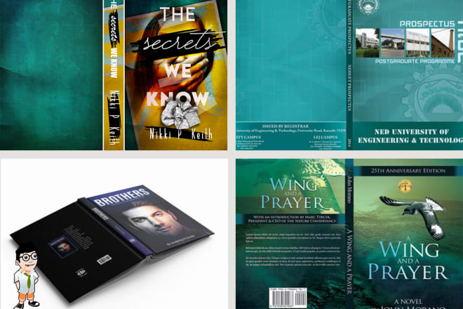 I will create a perfect book cover layout design