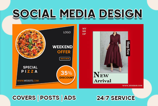 I will create a productive and best social media post design
