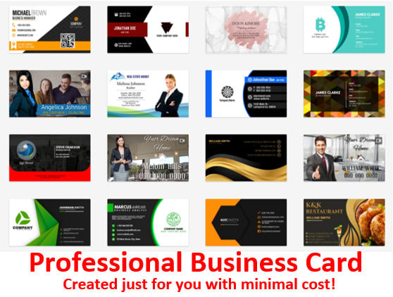 I will create a professional business card and letterhead
