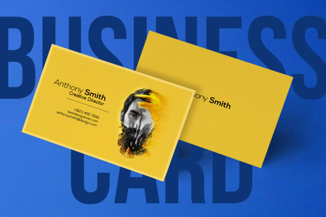 I will create a professional business card design