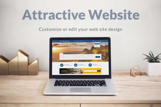 I will create a professional custom website design