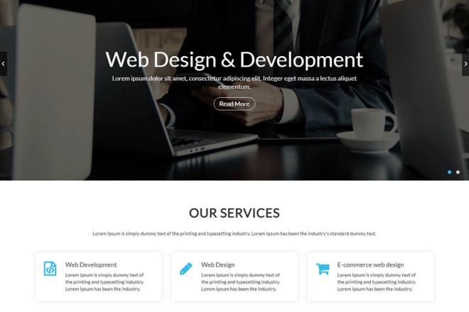 I will create a professional wordpress website or landing page