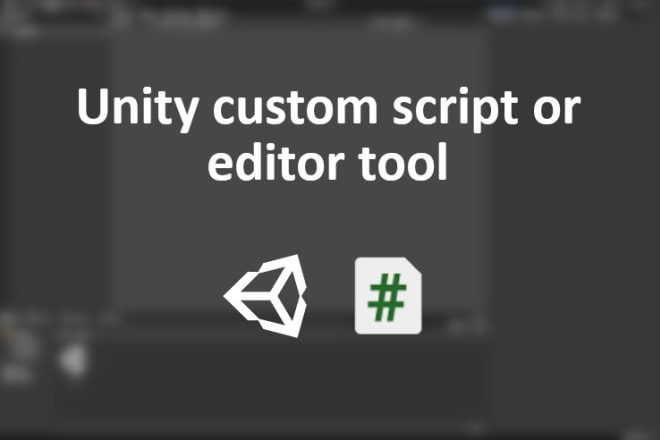I will create a script or a custom editor tool for unity