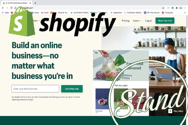 I will create a shopify store for any product category