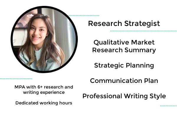 I will create a straightforward qualitative market research summary