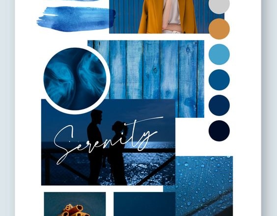 I will create a stunning fashion mood board, story board and color board
