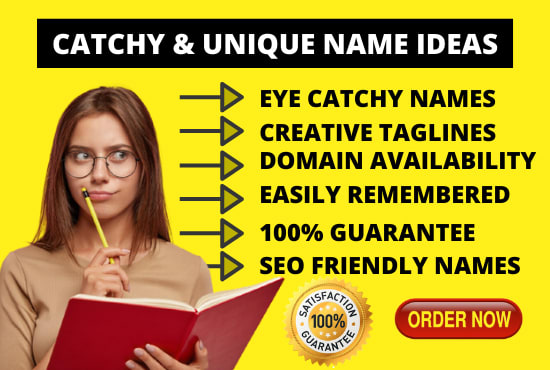 I will create a superb name for your business, brand or product