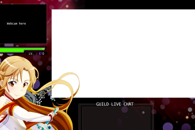 I will create a themed twitch overlay for you