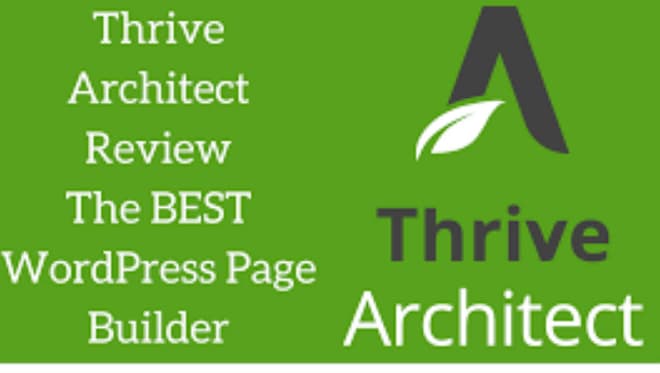 I will create a website by thrive architect,customize thrive themes
