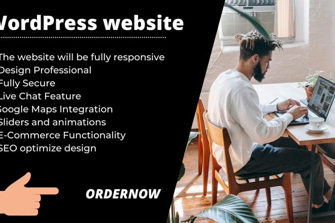I will create a wordpress website design