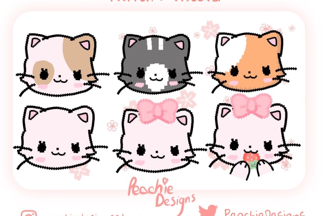 I will create adorable badges for you